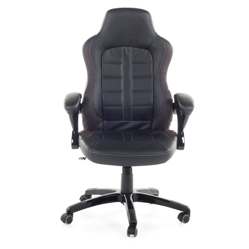 Office Chair, Black with Dark Brown