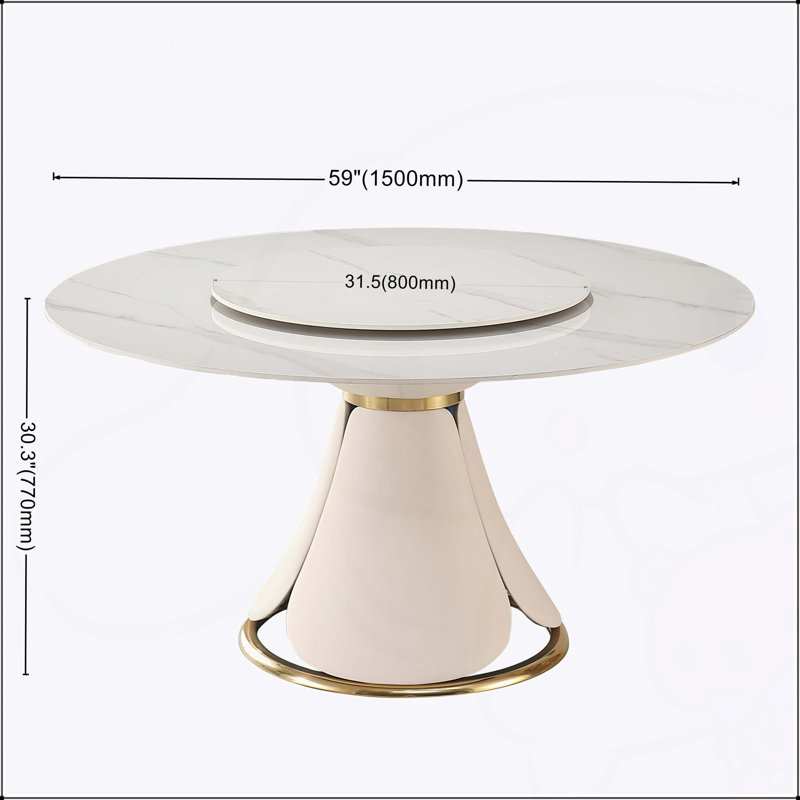 Table de salle à manger en pierre frittée Modern