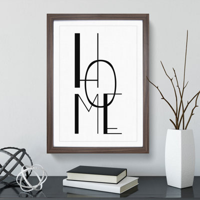 Home - Framed Print