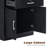 Locking Storage Cabinet Barber Utility Unit with Tool Holder for Salon