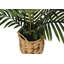 24'' Faux Palm Plant in Cement Basket