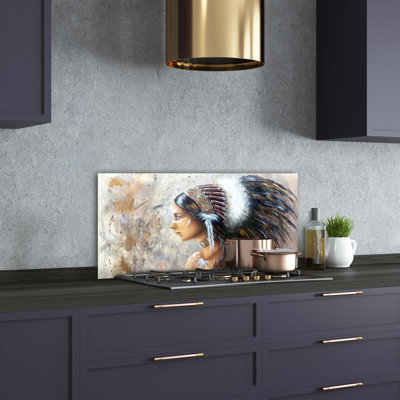 Bisceglia 50cm W x 100cm L Glass Peel and Stick Panel