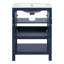 Meuble-lavabo moderne de 24 po au design sergé élégant avec charnières à fermeture en douceur, armoire de salle de bain avec structure ouverte au dos, tablette réglable
