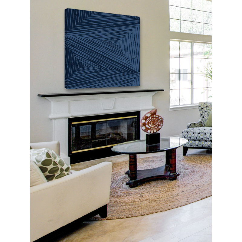 « pyramid views », reproduction d’art sur toile tendue, H 32 po x l 32 po x P 1,5 po