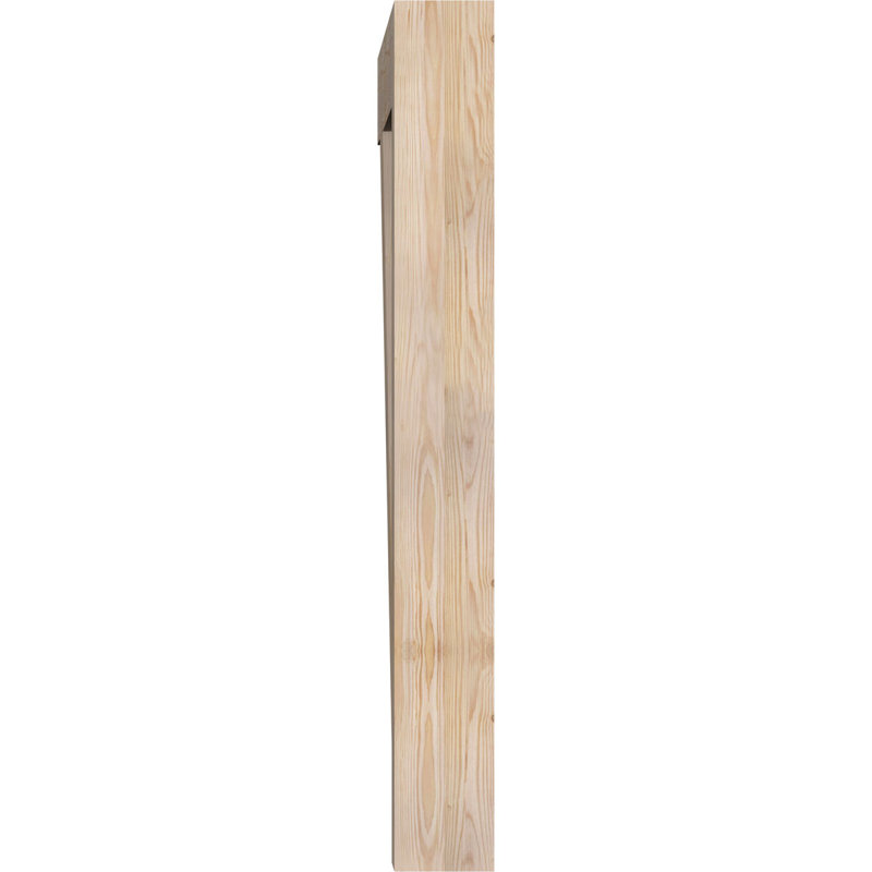 H 5,5 po x l 40 po x Support en bois / corbeau, Sapin de Douglas, H 48 po x l 5,5 po x P 40 po