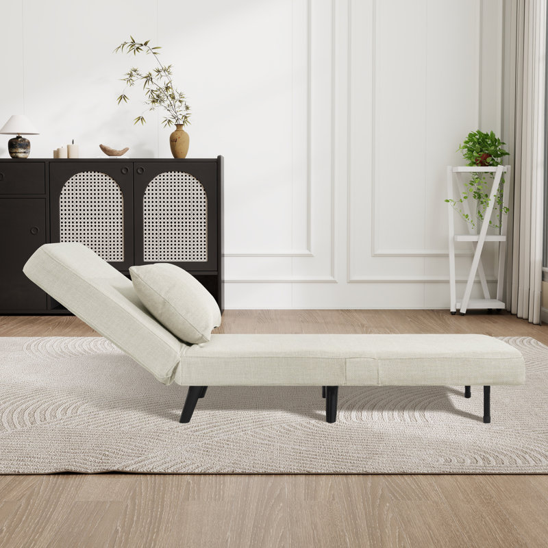 Méridienne pliable Modern, Beige