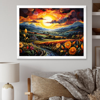 «Whimsical Magical Fields» sur impression sur toile
