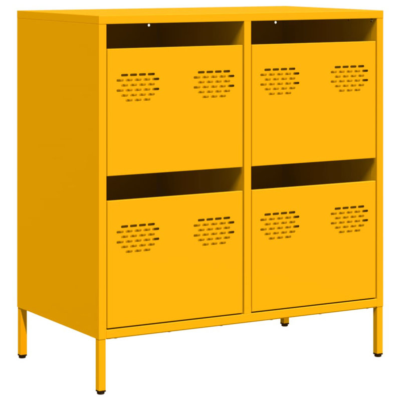 Sherlon Storage Cabinet, Mustard Yellow