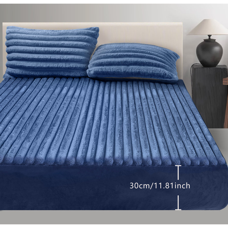 Fitted Sheet, Blue