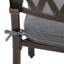 Chaise de salle à manger d'extérieur empilable avec coussin (ensemble de 4)-1046479788