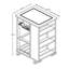 Huguetta Wood Bar Cart