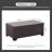 Patio Coffee Table All-Weather Wicker Side Table with Waterproof Cover-1431010968