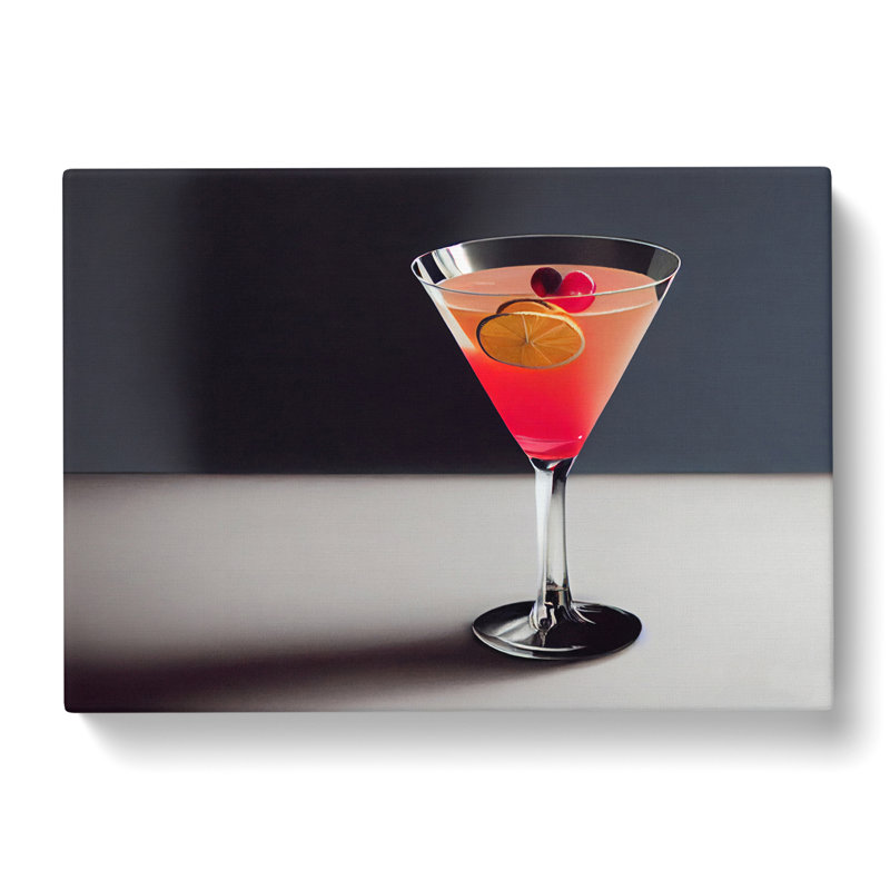 Modern Cocktail Art Vol.1 - Wrapped Canvas, 50cm H x 76cm W x 3cm D