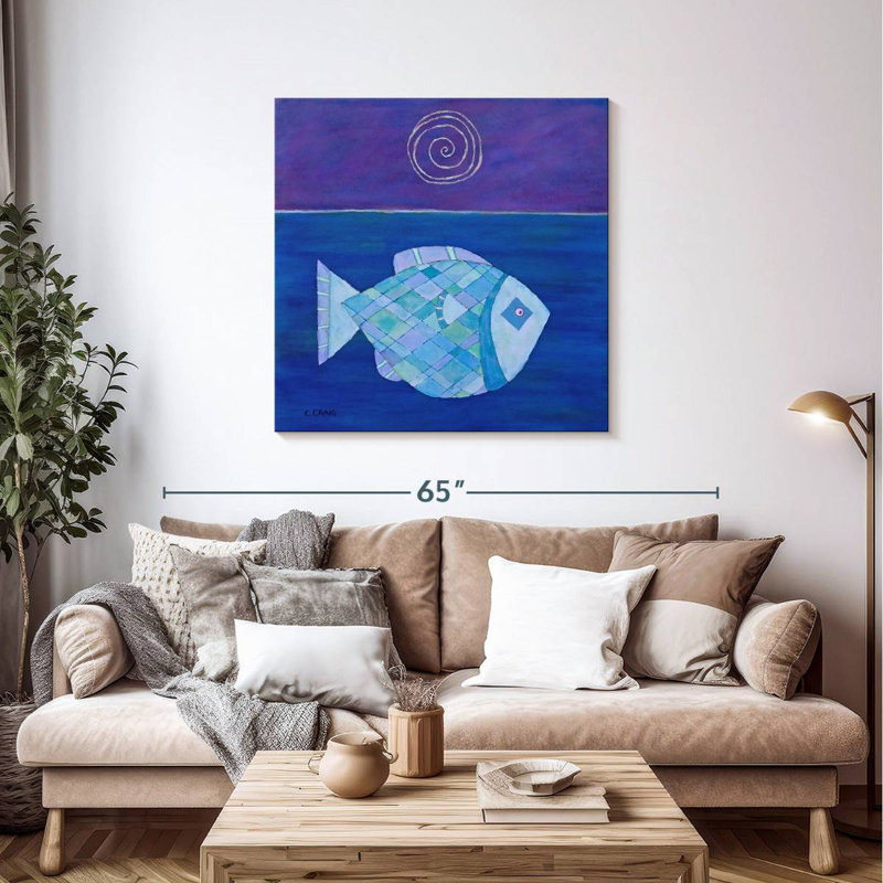 Crowle Fish With Spiral Moon
