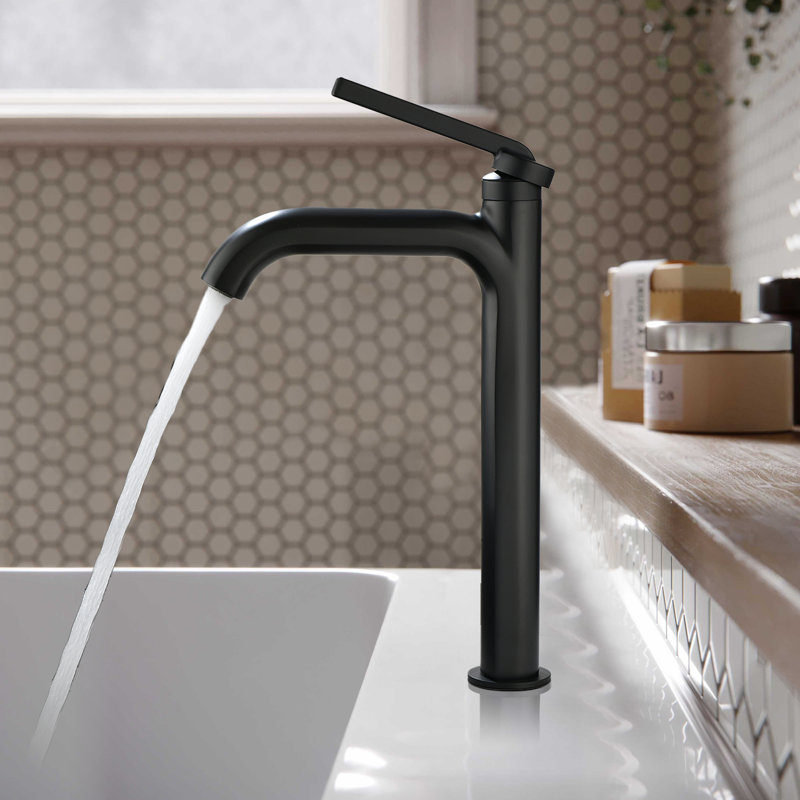 Single-handle Bathroom Faucet, Matte Black