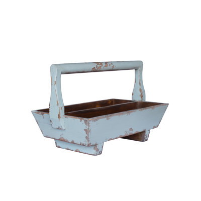 Demi taille Double bac avec manche en bois