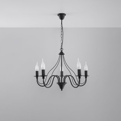 Virpi 5 - Light Candle Style Chandelier