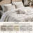 Bedsure Pinch Pleat Comforter Set Boho Bed-in-A-Bag Bedding Set with  Pillowcases for All Season-105529493-126021680
