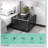 Modern Smart Side Table with Built-in Fridge, Wireless Charging, Temperature Control