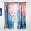 Panneau de rideau simple semi-diaphane avec passe-tringle Abstract-70404967