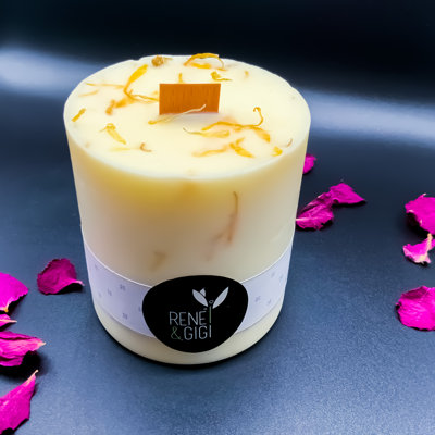 Plant / Floral Scented Pillar Candle