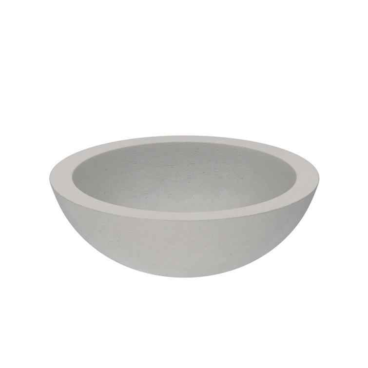 Morro Concrete Handmade Circular Vessel Bathroom Sink
