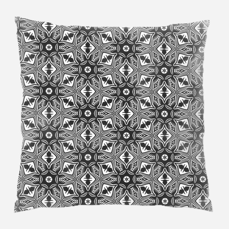 Coussin décoratif à motif, Intérieur