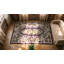 Hand Knotted Wool Floral Area Rug in Purple
