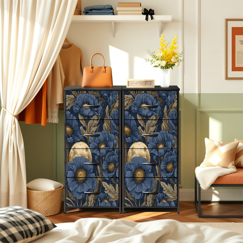 Commode de rangement verticale 4 tiroirs