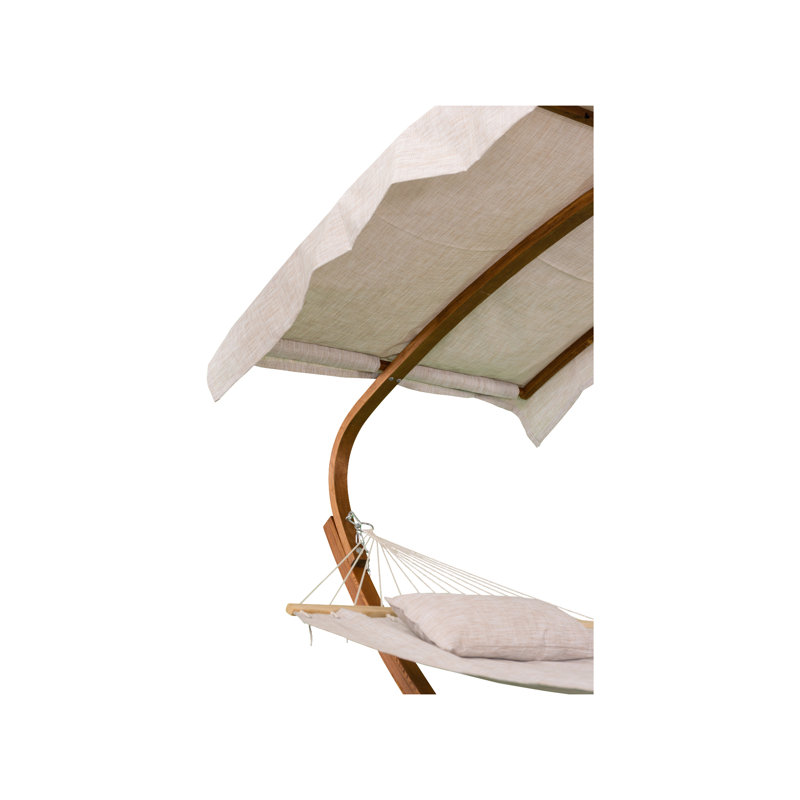 Hamac en polyester enduit de PVC avec support