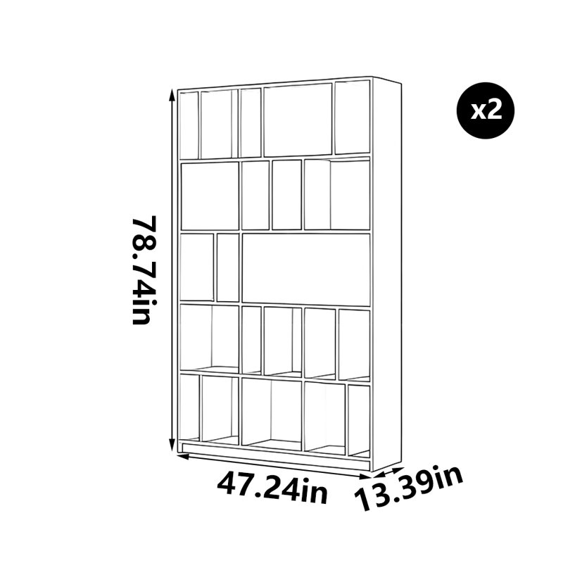 Modern simple high quality bookcase