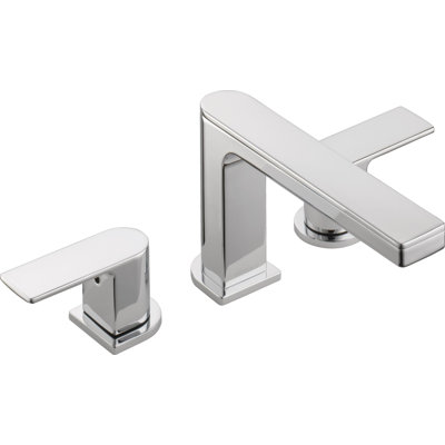 Double Handle Deck Mounted Roman Tub Faucet