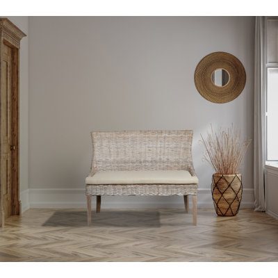 Delaura Linen Upholstered Bench