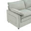 Fauteuil rembourré moelleux avec coussin double couche et poches de rangement latérales-779702559