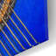  Art mural en verre «The Blues» par Marvindale, 12 po x 12 po