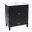 Ensemble de meuble-lavabo 60 po avec lavabo double 60 po, 2 armoires avec porte, 2 tiroirs, noir-1318323001