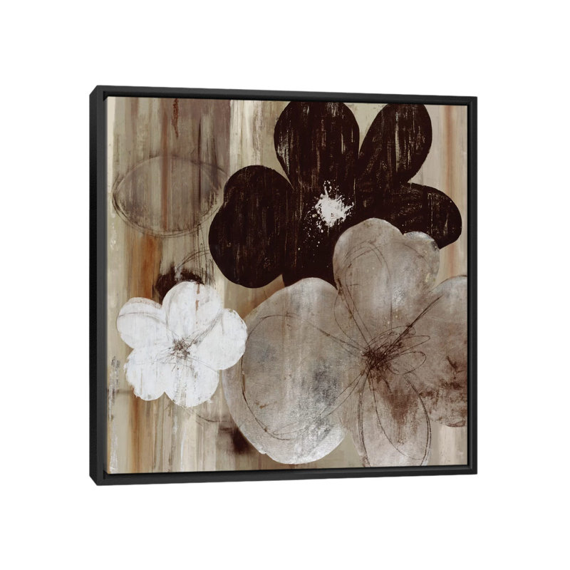 Pearce - impression sur toile tendue, H 26 po x l 26 po x P 1,5 po, Toile avec cadre noir
