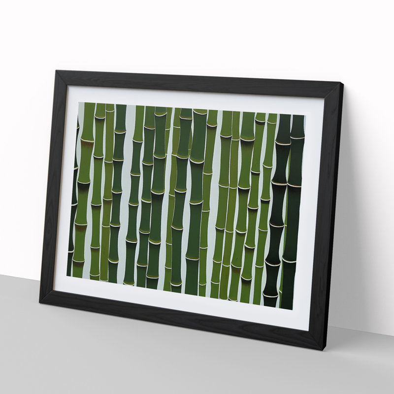 Special Bamboo Forest - Framed Print, Black, 46cm H x 64cm W x 2cm D