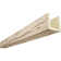 Poutre de plafond à 3 côtés en faux bois Riverwood Endurathane (poutre en U)
