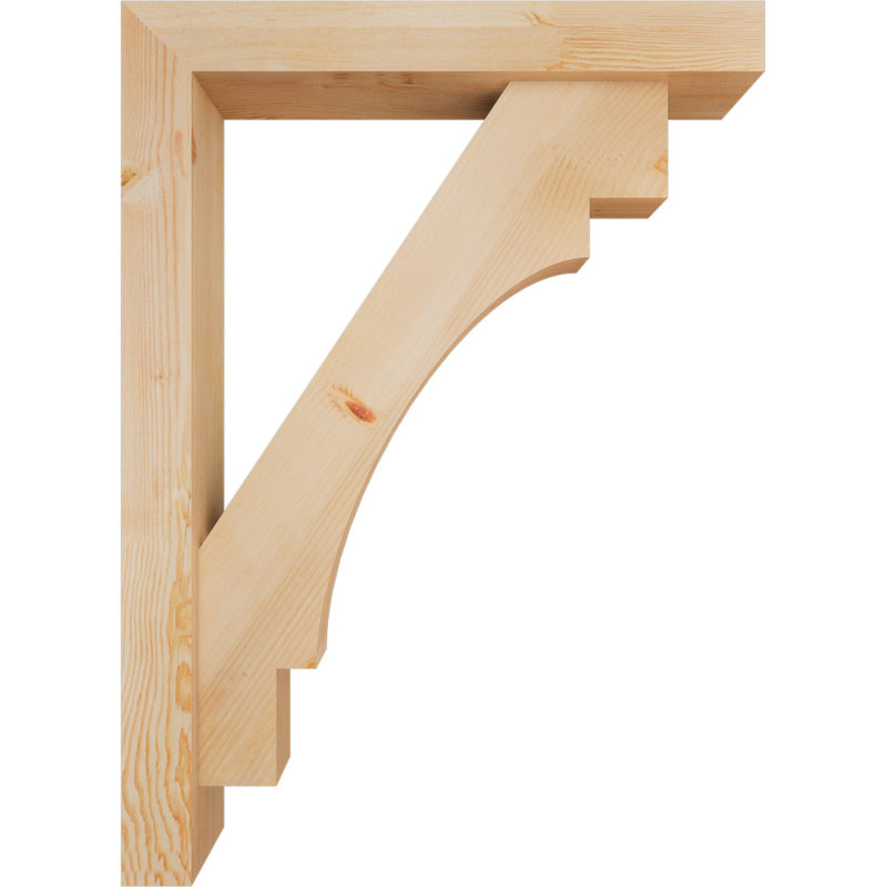 Support Merced Block avec support décalé, 44 x 32, Sapin Douglas de l 5 1/2 po (lisse)