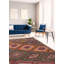 Tapisserie Konya Indigo Kilim 6 pi 4 po x 11 pi 2 po