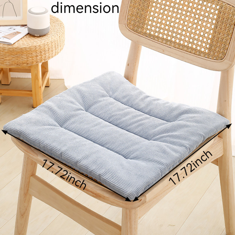 Coussin de chaise 2 pièces Latitude Run®, L 17,71 po x P 17,71 po