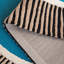 Tapis bleu / noir en laine / viscose / coton touffeté à la main Fifth Avenue-91927523