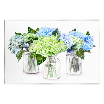 Art mural varié à fleurs sur pot d'hortensia floral par Ziwei Li