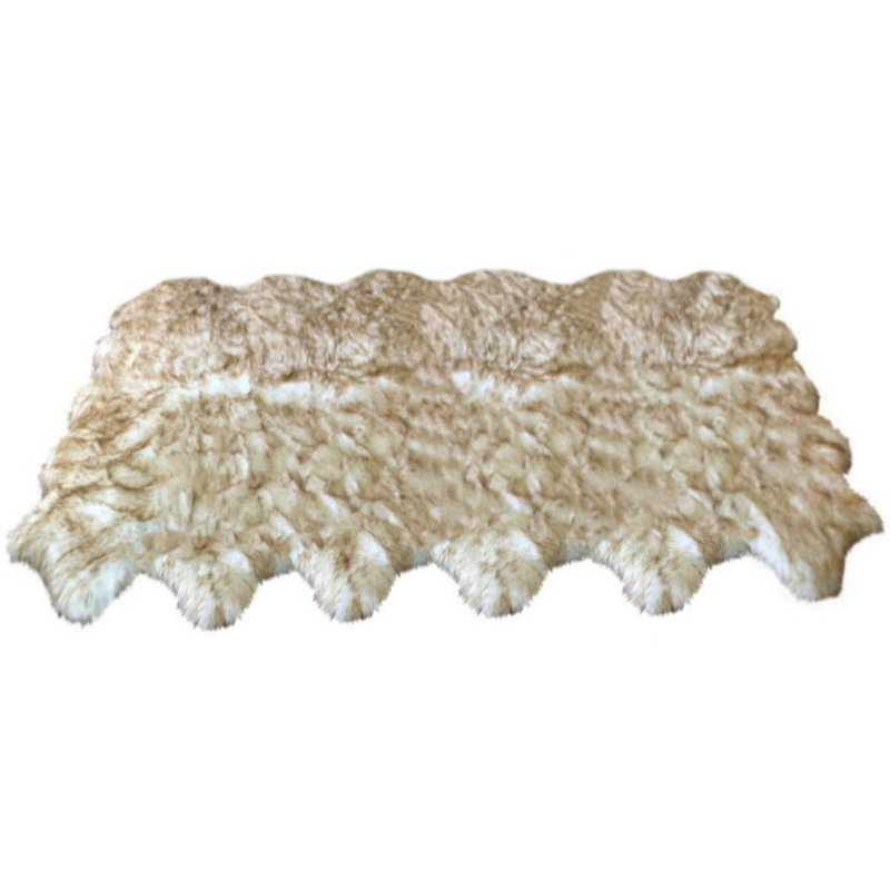 Tapis beige Wicklund, Nouveauté 6 pi x 12 pi