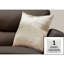 Coussins décoratifs modernes dorés 18 x 18, insert en polyester hypoallergénique inclus pour le salon, le canapé, la chambre et le patio-123275071