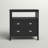 Cydne Console Table with Double Doors and Two Shelves in Black, 35.83'' H X 35.91'' W X 17.12'' D