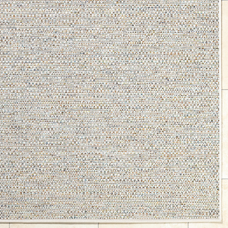 Cheung Machine Woven Indoor/Outdoor Area Rug, Rectangle 6'3" x 9'