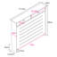 Marzia Medium Radiator Cover