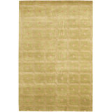 Aadi Geometric Hand-Knotted Wool Yellow/Beige Area Rug
